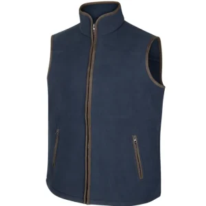 Hoggs Of Fife Ltd Gilets*Hoggs Woodhall Fleece Gilet Navy