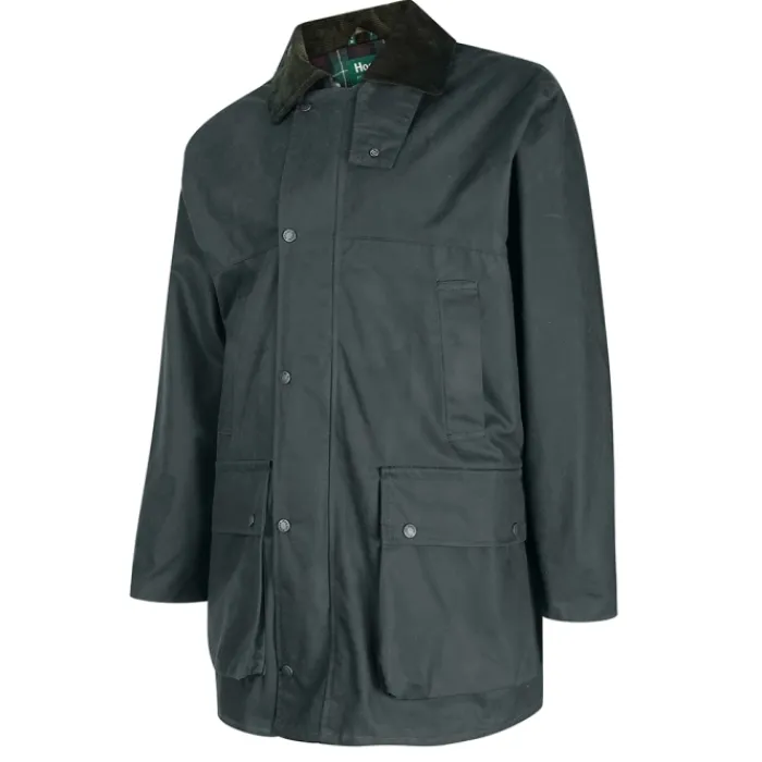 hoggs_woodsman_wax_jacket_0.webp Hoggs Of Fife Ltd Coats & Jackets*Hoggs Woodsman Wax Jacket Olive