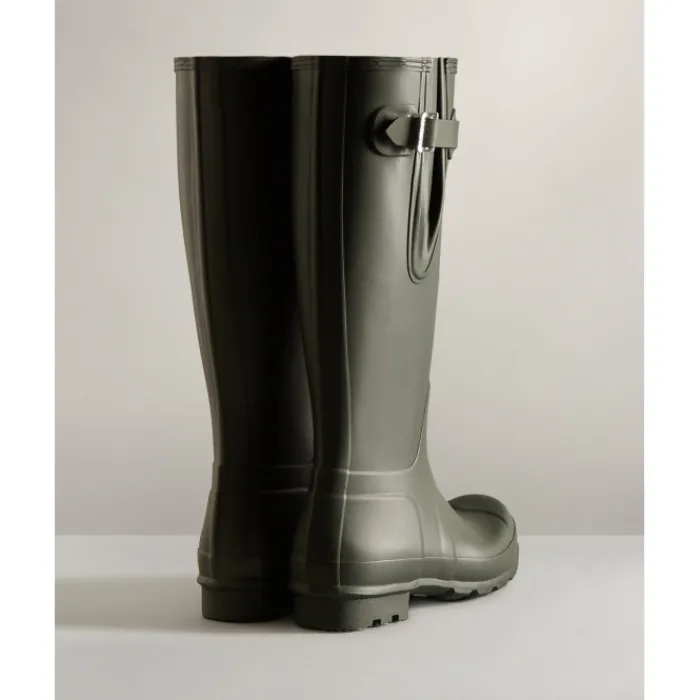 hunters_mens_tall_side_ad_0.webp Hunter Boot Ltd Wellingtons*Hunters Men's Tall Side Adjustable Wellingtons Dark Olive