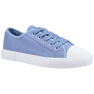 Women Hush Puppies Trainers*Brooke Canvas Trainer - Blue