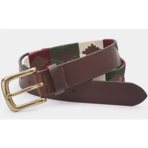 Ibex Accessories*Polo Belt - Brown/Beige/Burgundy/Green