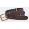 Ibex Accessories*Polo Belt Brown/Blue/Yellow/Navy