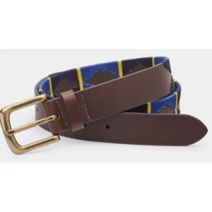 Ibex Accessories*Polo Belt Brown/Blue/Yellow/Navy