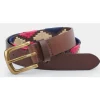 Ibex Accessories*Polo Belt Pink/Navy/White