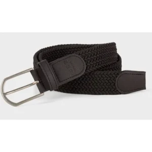 Ibex Accessories*Stretch Woven Belt Black