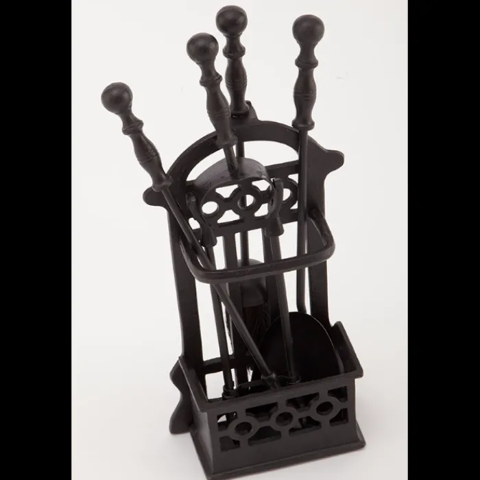 inglenook_fire__piece_cag_0.webp Inglenook Companion Sets*FIRE401 5 Piece Caged Basket Heavy Companion Set
