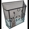 Inglenook Fire Tools & Maintenance*FIRE11 Spark Guard with Ring Leaf Design (H71cm x W61cm)