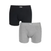 Jeep Socks & Underwear*2 Pack Trunks Black/Grey