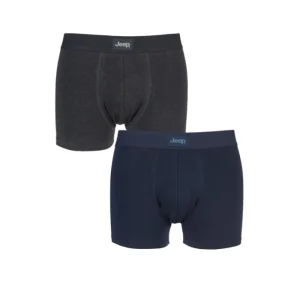 Jeep Socks & Underwear*2 Pack Trunks Navy/Charcoal