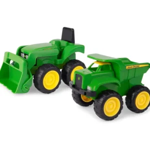 Britains John Deere*John Deere Mini Sandbox Tractor + Dump Truck Set