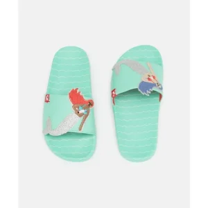 Joules Ltd Sandals*Joules Poolside Mermaid Kids Slidders Aqua