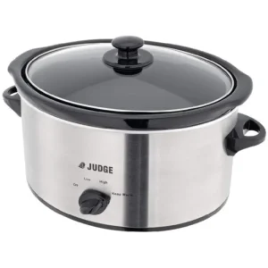 Judge Food Preparation*JEA35 Slow Cooker, 3.5L - Stainless Steel