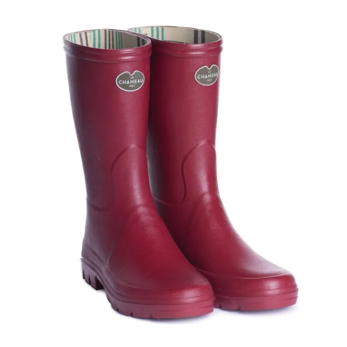 le_chameaux_iris_bottillo_0.webp Women Le Chameau Wellingtons*x Iris Bottillon Wellington Boots Rouge