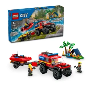 Lego Ltd City*LEGO City 4x4 Fire Truck + Rescue Boat