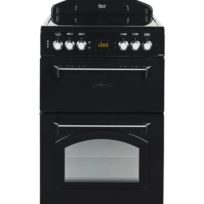 leisure_clacek_cm_electri_0.webp leisure Freestanding Cookers*CLA60CEK 60cm Electric Double Oven with Ceramic Hob - Black