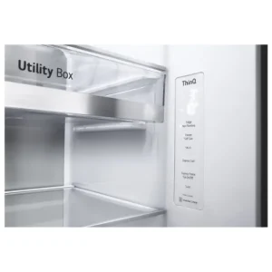 LG American Style*GSLV91MBAC 91.3cm Frost Free American Style Fridge Freezer - Metal Sorbet