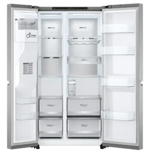 LG American Style*GSLV91MBAC 91.3cm Frost Free American Style Fridge Freezer - Metal Sorbet