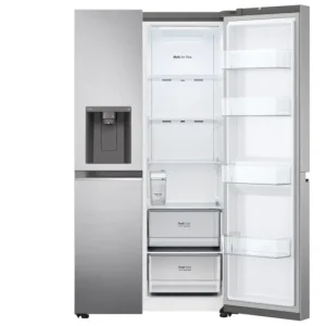 LG American Style*GSLV71PZTD 91.3cm Frost Free American Style Fridge Freezer - Shiny Steel