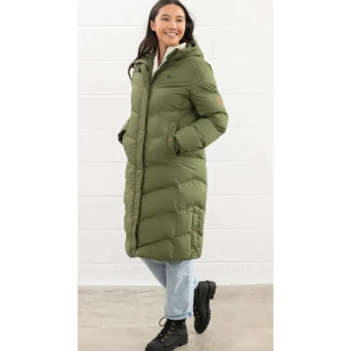lighthouse_savannah_ladie_0.webp Women LIGHTHOUSE Coats & Jackets*Savannah Ladies Long Coat - Olive