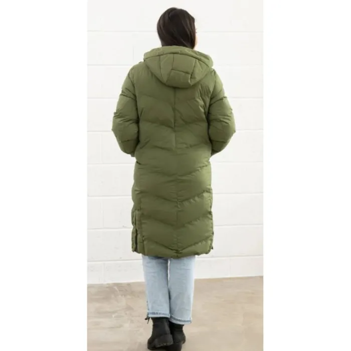 lighthouse_savannah_ladie_1.webp Women LIGHTHOUSE Coats & Jackets*Savannah Ladies Long Coat - Olive