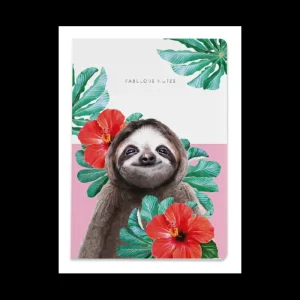 Lola Design Ltd Other*Lola Design Sloth A5 Fablous Notebook