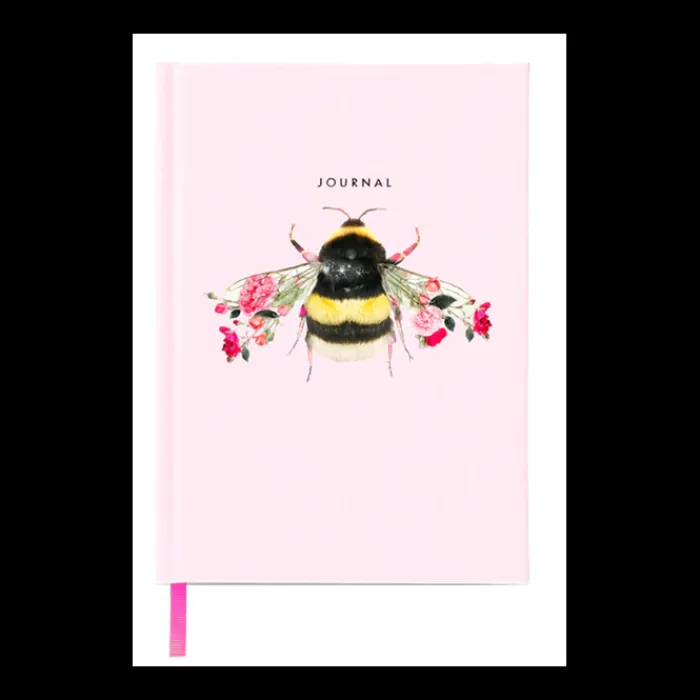 lola_designs_bee_a_fabric_0.webp Lola Design Ltd Other*Lola Designs Bee A5 Fabric Journal