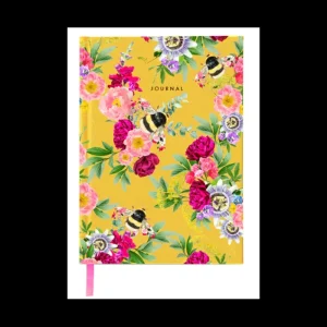 Lola Design Ltd Other*Lola Designs Mixed Bee A5 Fabric Journal