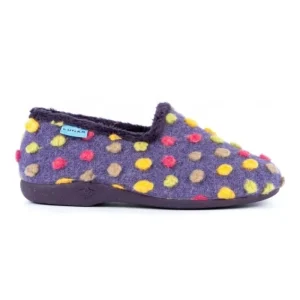 Women Lunar Slippers*Helix Purple Slippers