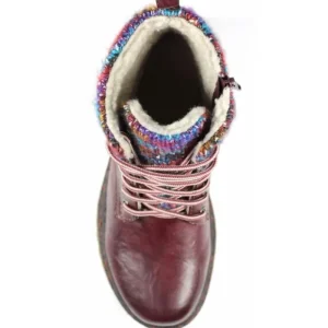 Women Lunar Boots*Jalapeno Ankle Boot - Burgundy