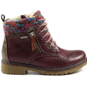 Women Lunar Boots*Jalapeno Ankle Boot - Burgundy