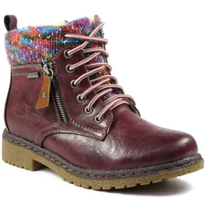 Women Lunar Boots*Jalapeno Ankle Boot - Burgundy