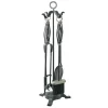 Manor Companion Sets*2136 Devon Companion Set - Black / Brass