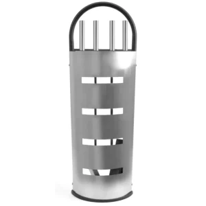 Manor Companion Sets*4102 Modern Companion Set - Black & Stainless Steel