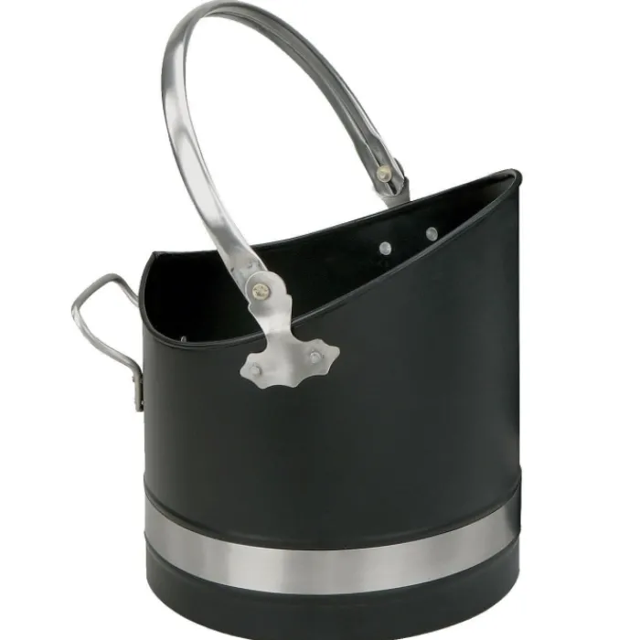 manor__warwick_coal_hod___0.webp Manor Coal Buckets*1396 Warwick Coal Hod - Black & Pewter