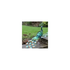 GREENKEY GARDEN + HOME LTD Lighting & Decor*Metal Peacock