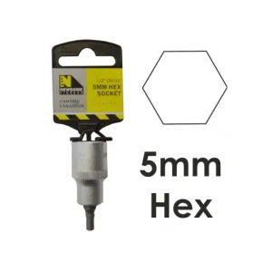 J Newsome Tools LTD Allen Key Sets*5mm Hexagon key Socket