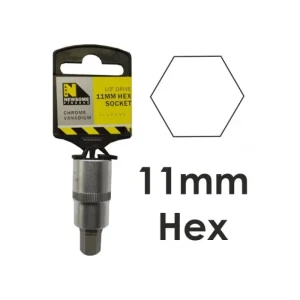 J Newsome Tools LTD Allen Key Sets*11mm Hexagon Key socket