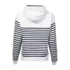 Women Musto Limited Jumpers & Cardigans*Musto Marina Stripe Hoodie - White / Navy