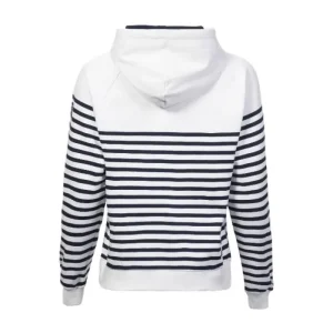 Women Musto Limited Jumpers & Cardigans*Musto Marina Stripe Hoodie - White / Navy