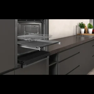 Neff Built In Ovens*B3ACE4HG0B 59.4cm Built In Electric Single Oven - Black with Graphite Trim