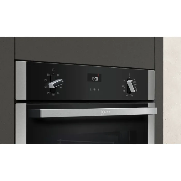 neff_bacehnb_cm_built_in__0.webp Neff Built In Ovens*B1ACE4HN0B 59.4cm Built In Electric CircoTherm Single Oven - BLACK/STEEL