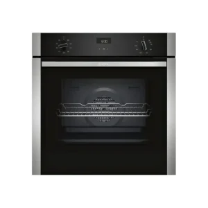 Neff Built In Ovens*B1ACE4HN0B 59.4cm Built In Electric CircoTherm Single Oven - BLACK/STEEL