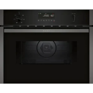 Neff Built In Ovens*C1AMG84G0B 44 Litres Built In Microwave Oven with Hot Air - Black with Graphite Trim