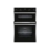 Neff Built In Ovens*U1ACE2HN0B 59.4cm Built In Electric CircoTherm Double Oven - BLACK/STEEL