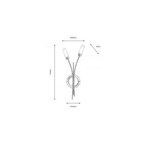 OAKS LIGHTING Indoor*Oslo Antique Brass Light