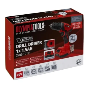 CURTIS HOLT (NORTHERN) Electric Drills*Olympia 20V X20S Drill Driver