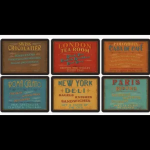 Portmeirion Kitchen And Dining | Tableware*Placemats Lunchtime 6 Pack