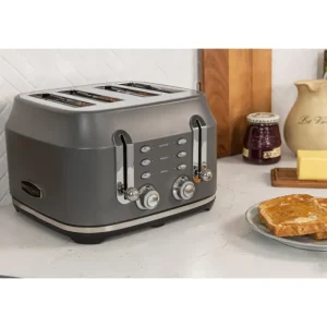 Rangemaster Toasters*RMCL4S201GY 4 Slice Toaster - Matte Slate Grey