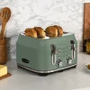 Rangemaster Toasters*RMCL4S201MG 4 Slice Toaster - Mineral Green