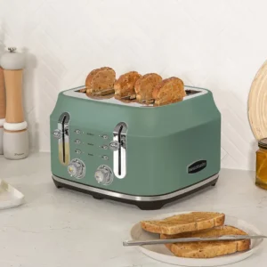 Rangemaster Toasters*RMCL4S201MG 4 Slice Toaster - Mineral Green